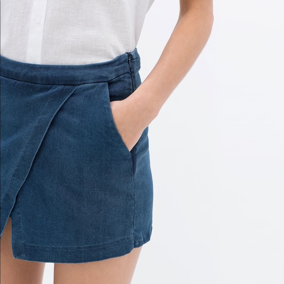 Denim envelope skort Clearance